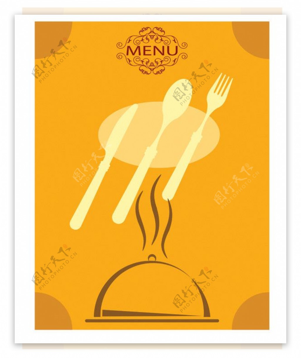 餐厅菜单模板图片