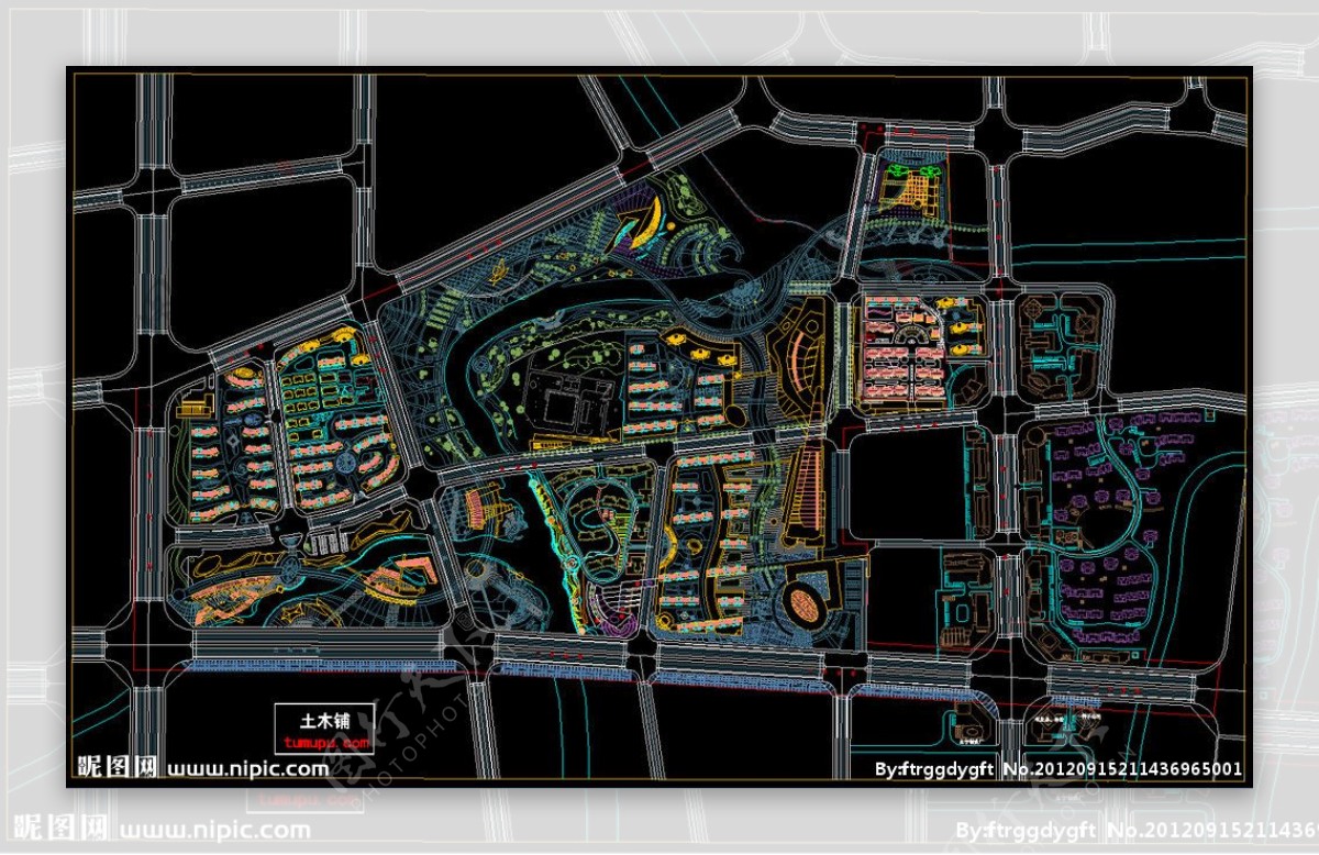 小区规划总图图片