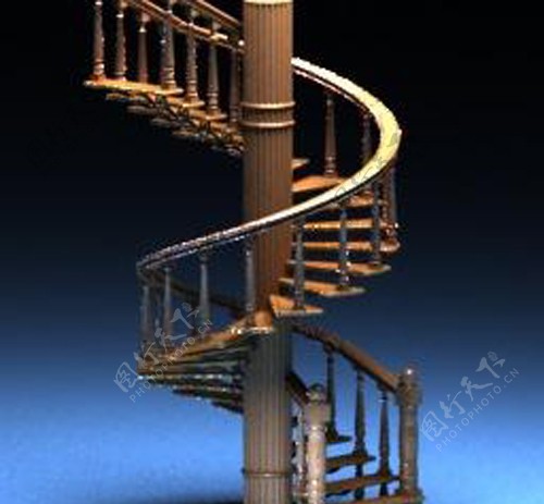 精致欧式家具螺旋楼梯图片