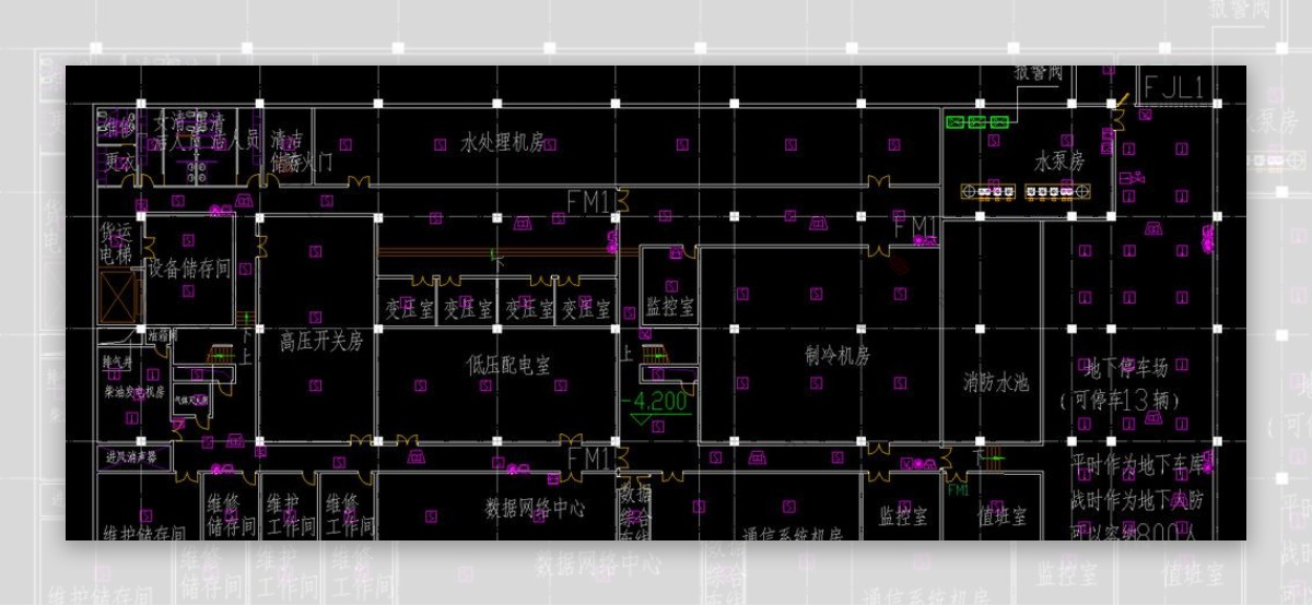 奥运摔跤馆消防赛后地下平面图片