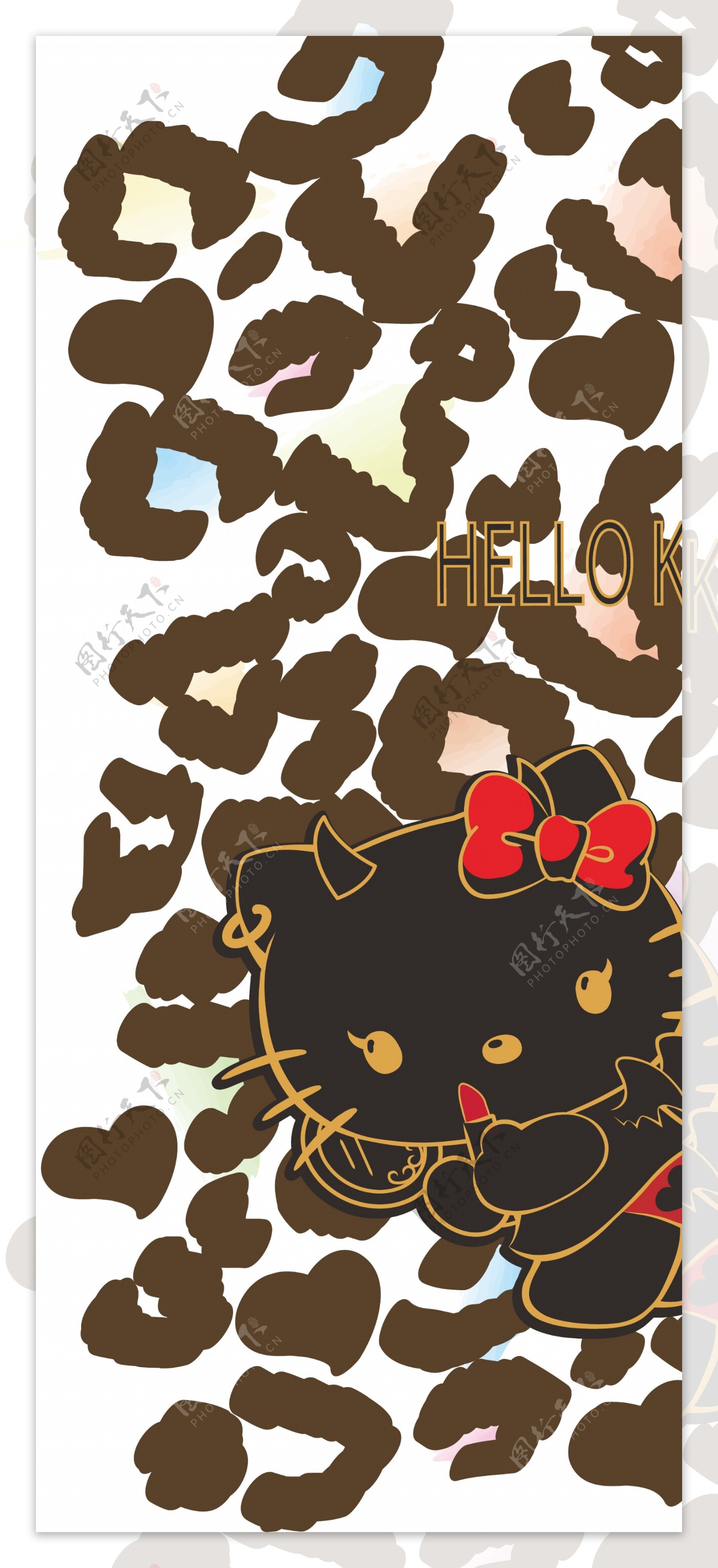 迪斯尼KT猫HELLOKT豹纹底底图片