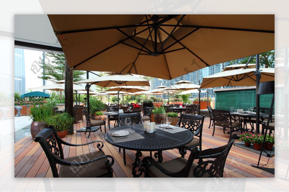 三层西餐厅平面布置图 1:100-五星级酒店设计施工-图片