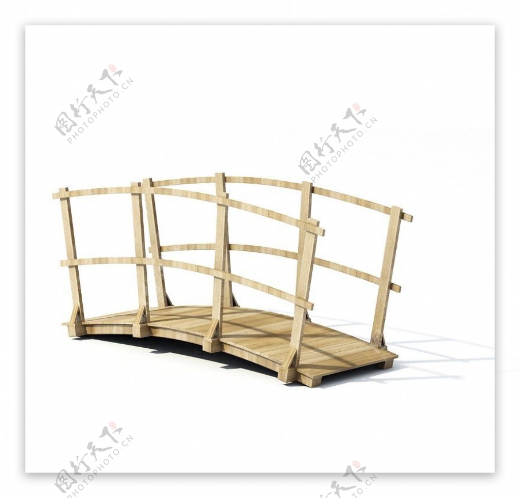 木桥木桥模型图片