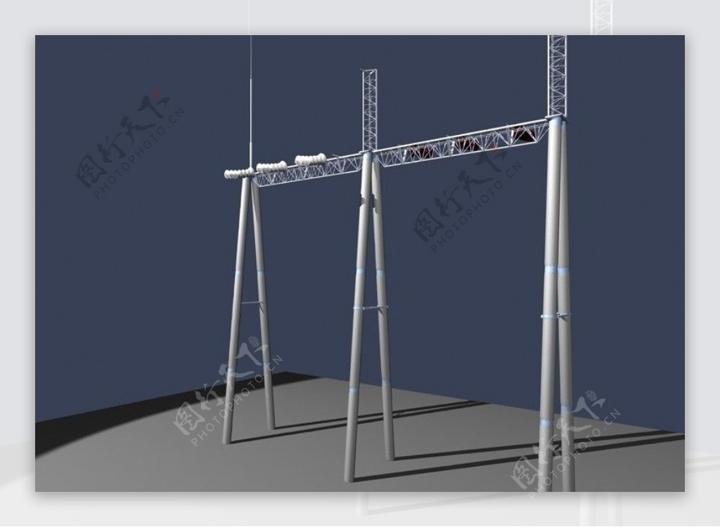 max3D模型高压电器图片