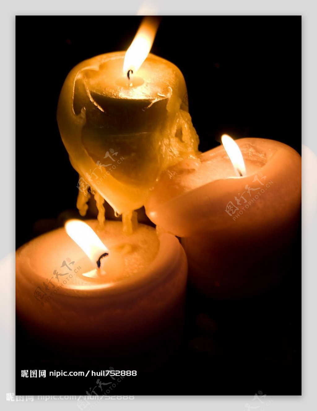 蜡烛燃烧图片