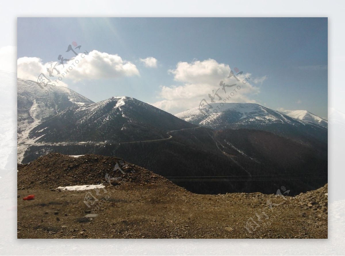 白马雪山图片