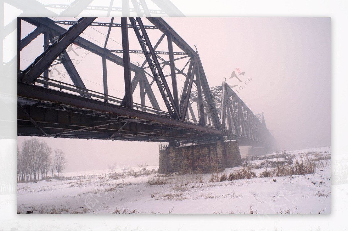 济南黄河铁路桥图片