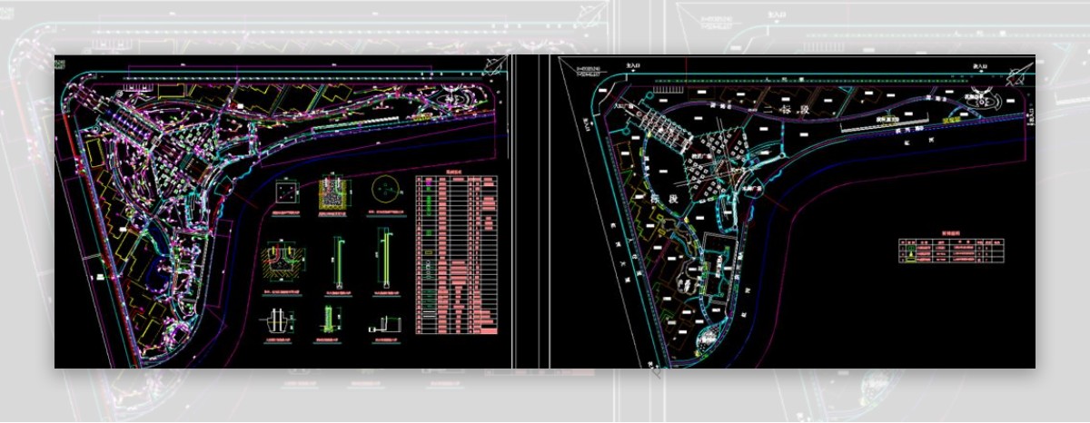 重庆公园照明设施给水排水平面图片