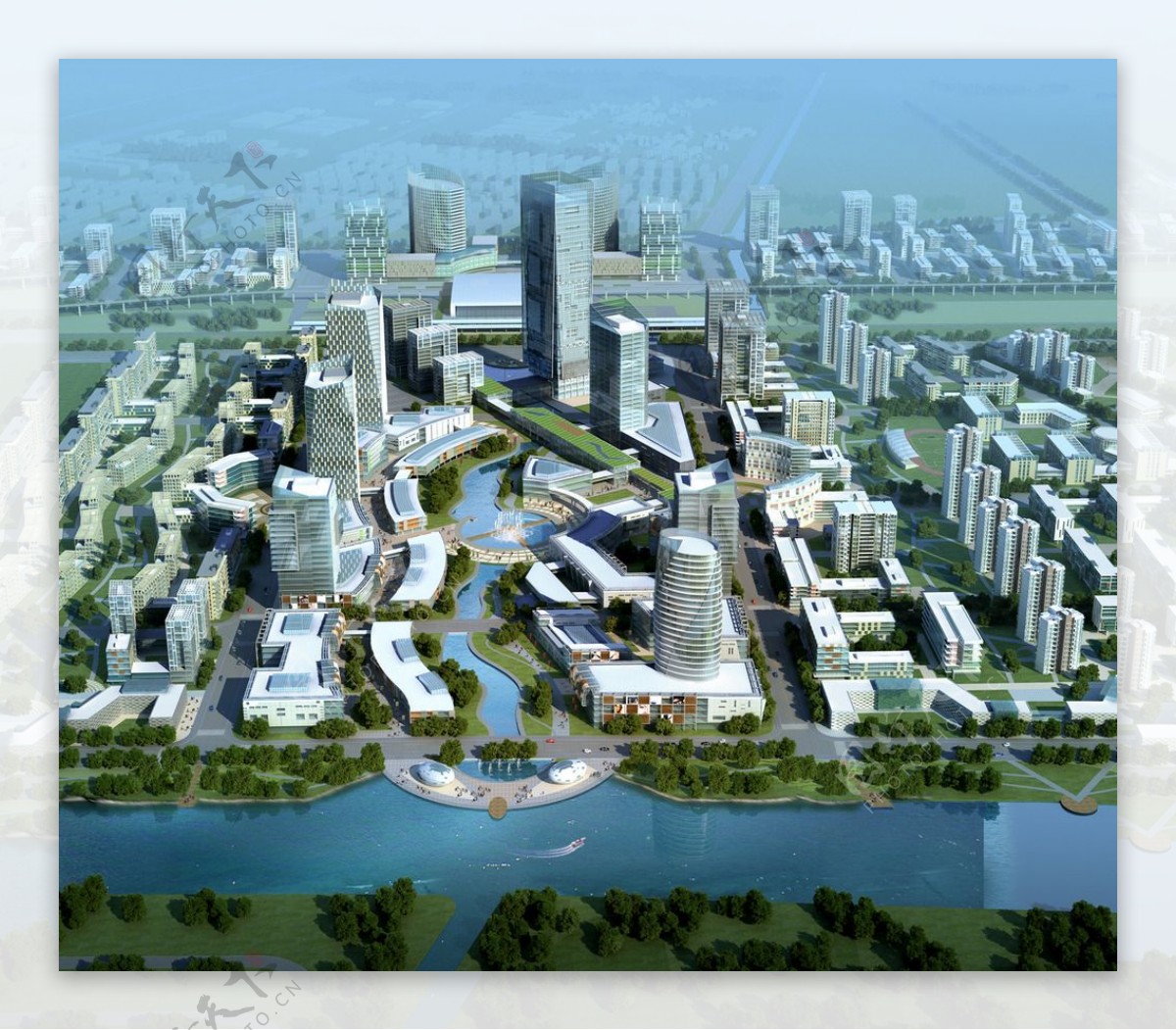 新城区环境规划效果图片