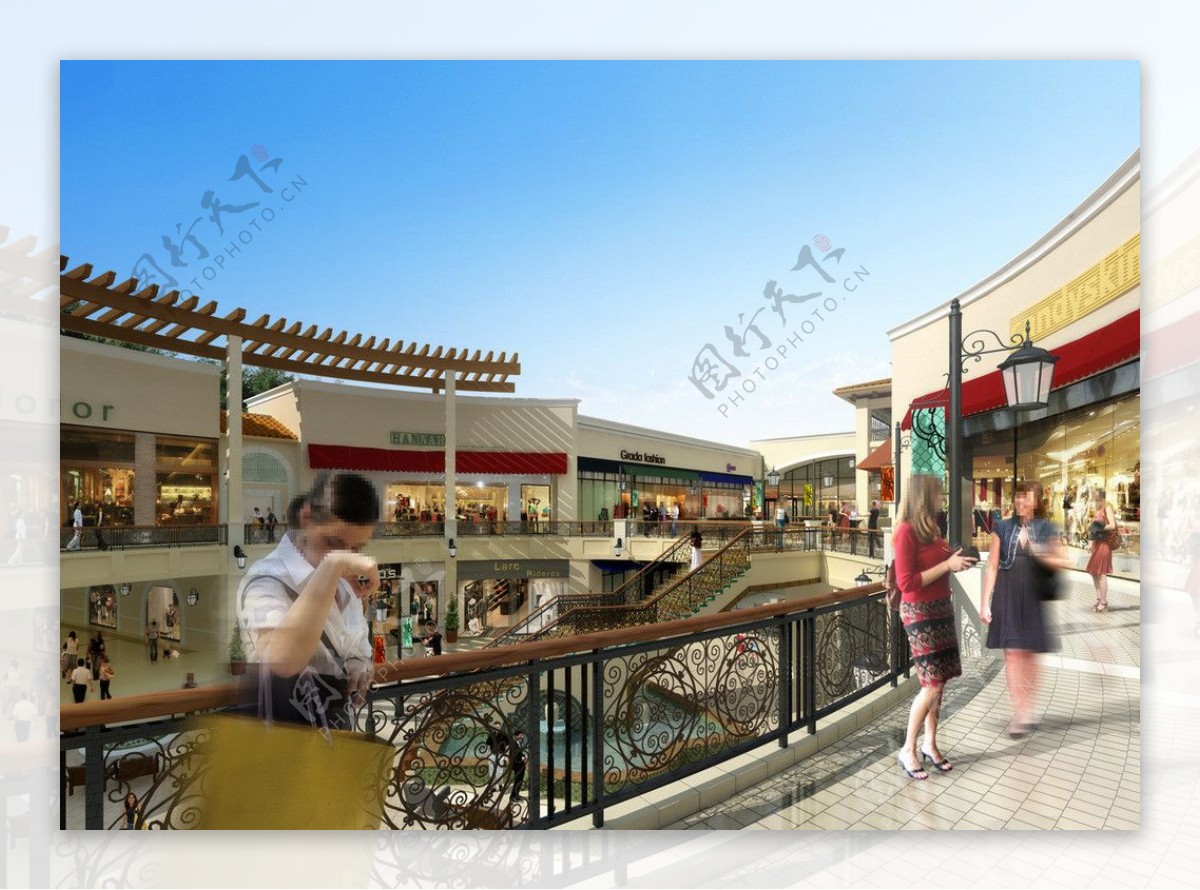 购物城景观环境设计图片