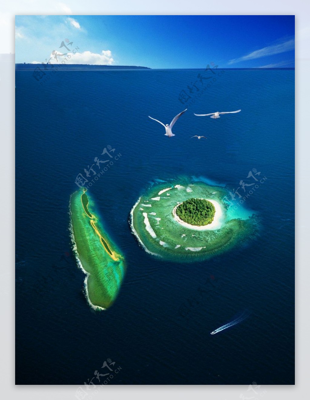 海岛风情图片