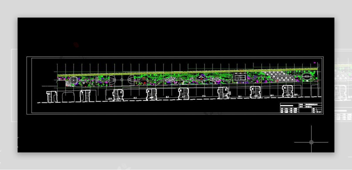 绿化图cad图片