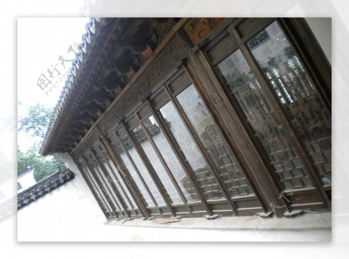 古镇惠山窗子图片