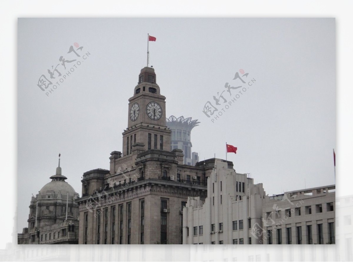 上海外滩海关钟楼图片
