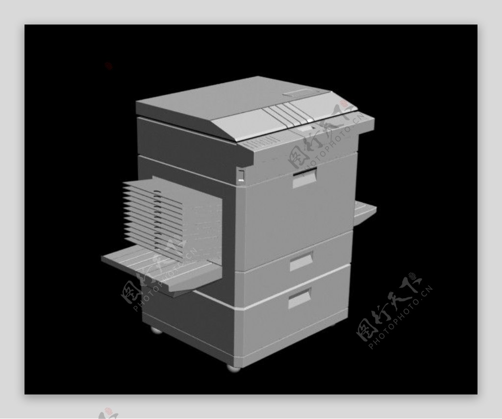 办公室复印机模型图片