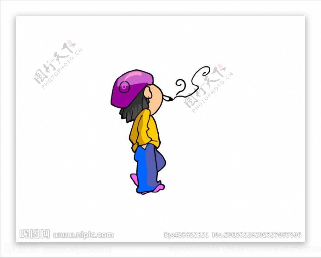 鲁迅抽烟设计图__动漫人物_动漫动画_设计图库_昵图网nipic.com