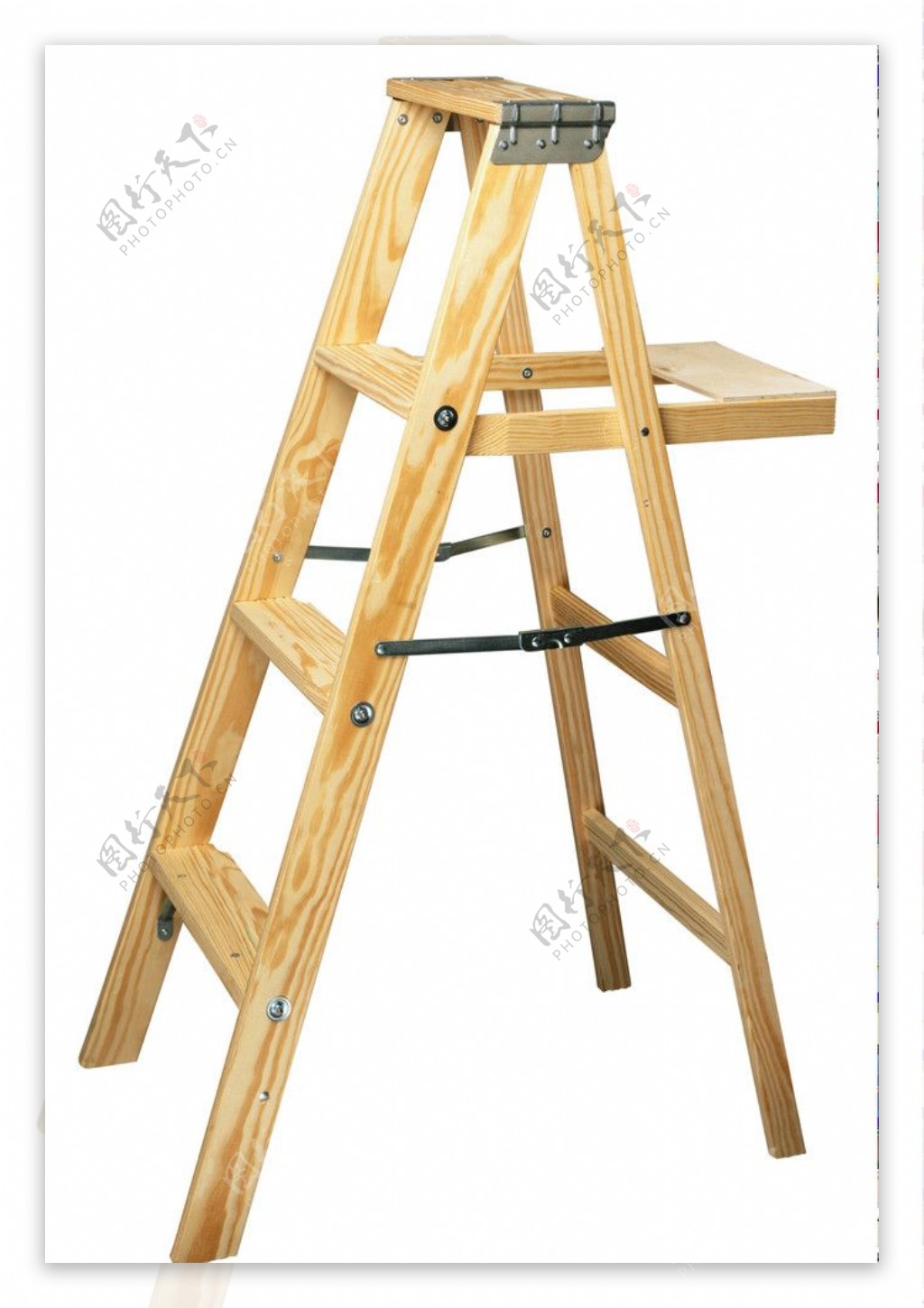 木梯子图片