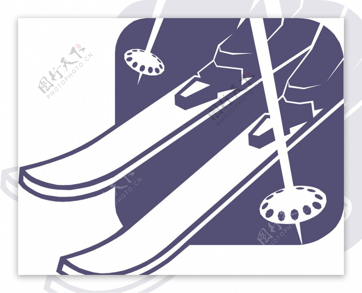 滑雪器材图片