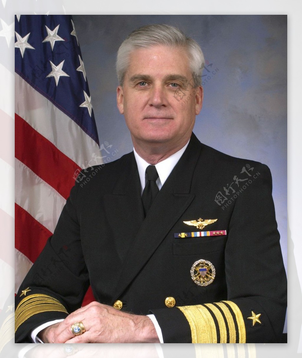 美国舰队司令部总司令海军上将约翰BNathman图片