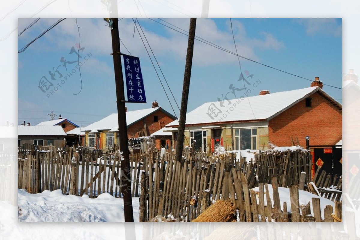 东北雪景图片