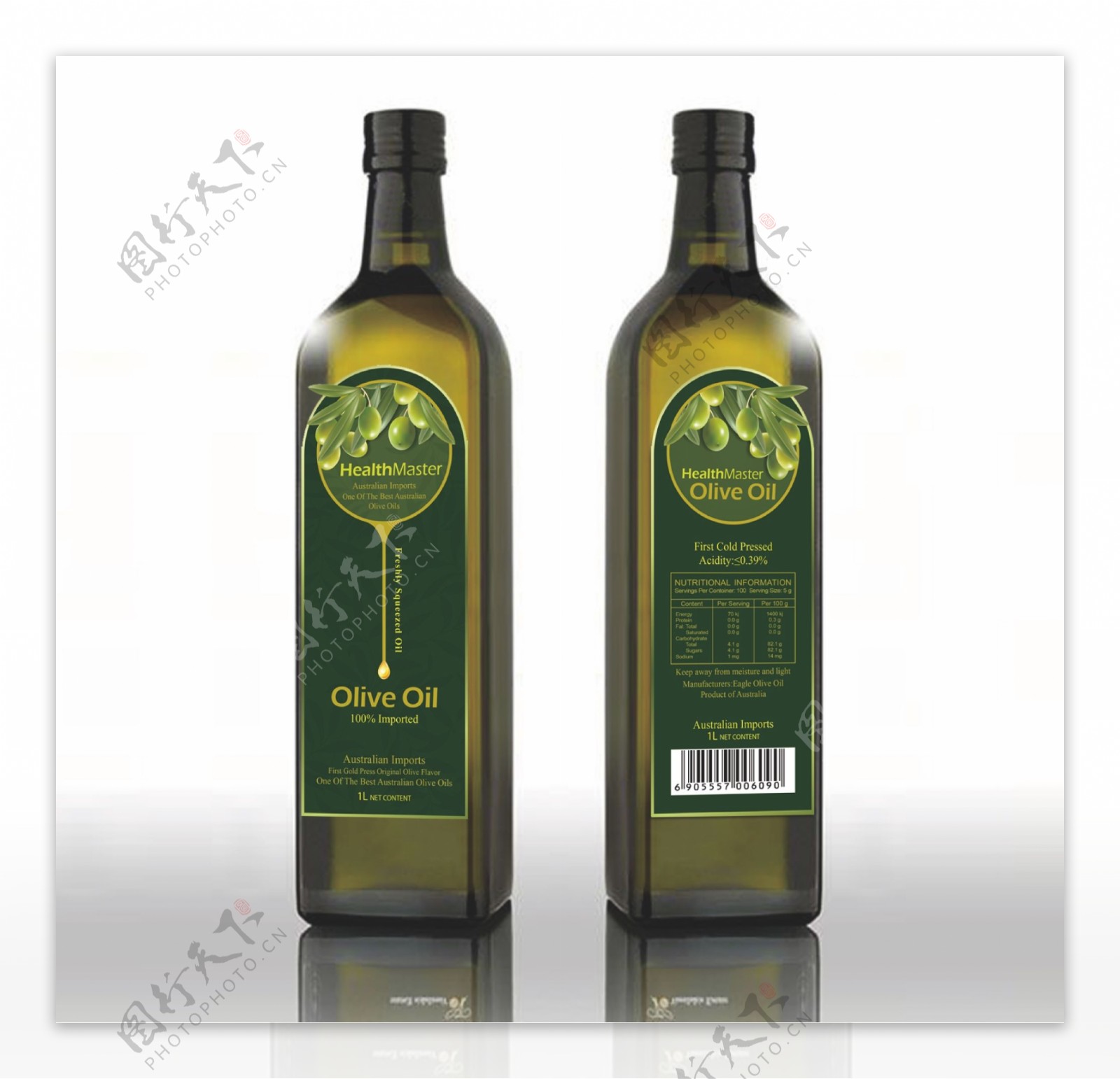 橄榄油包装图片