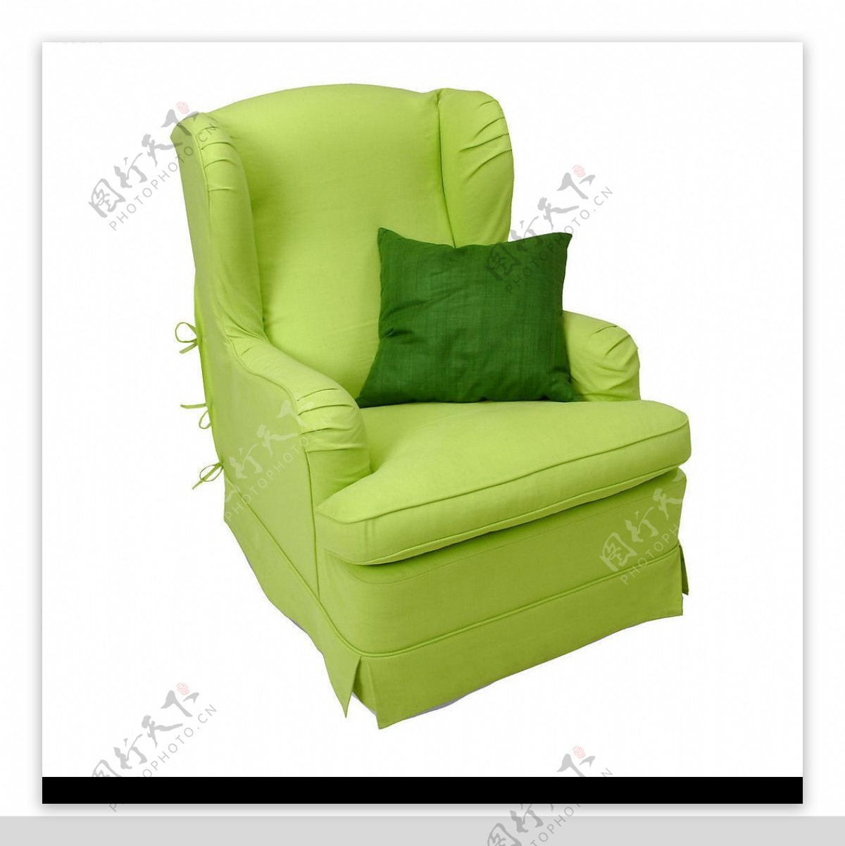 精美绿色沙发图片