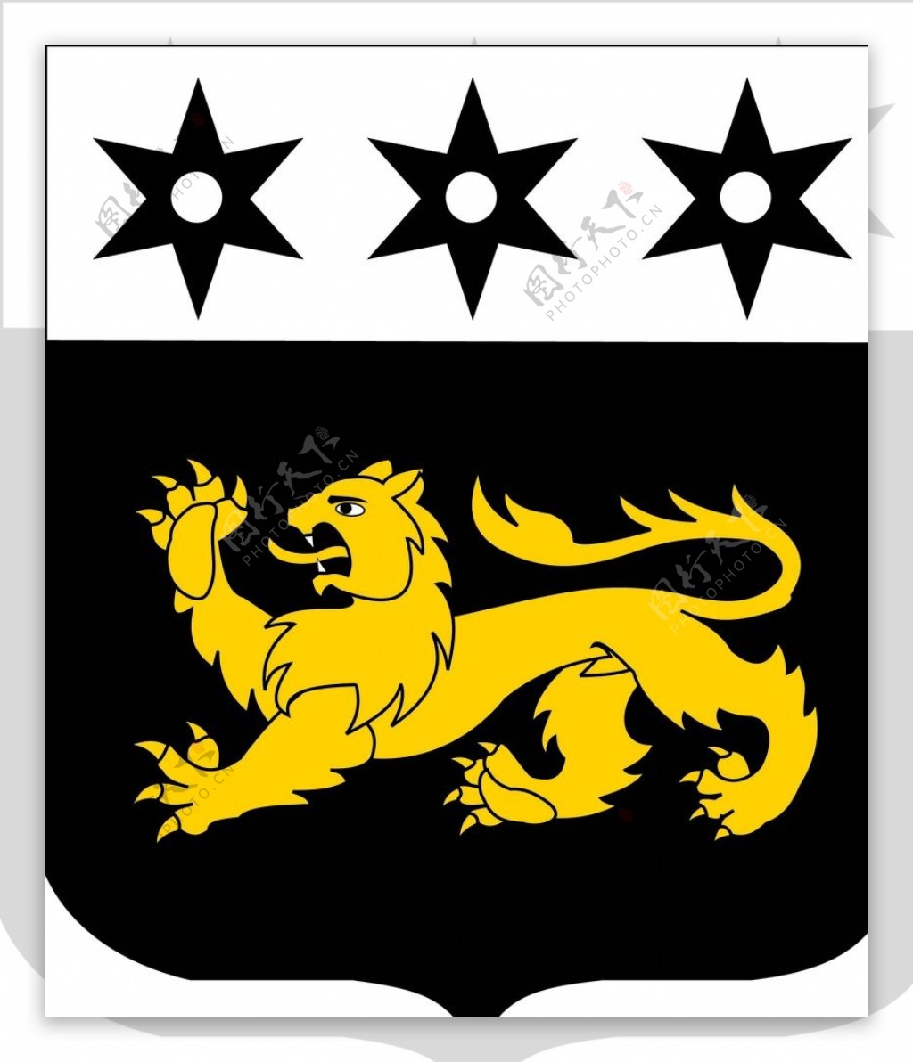 狮子徽章图片
