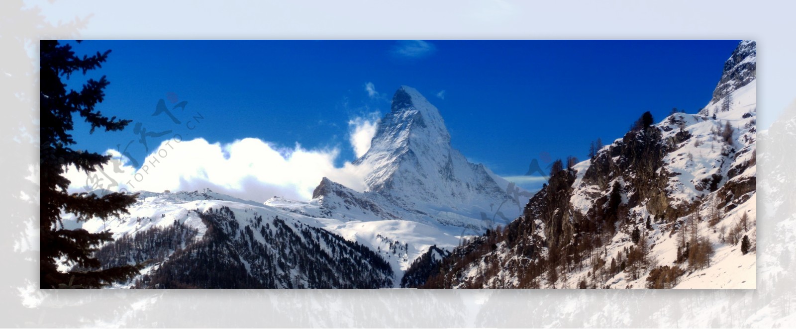 阿尔卑斯山马特洪峰美景图片