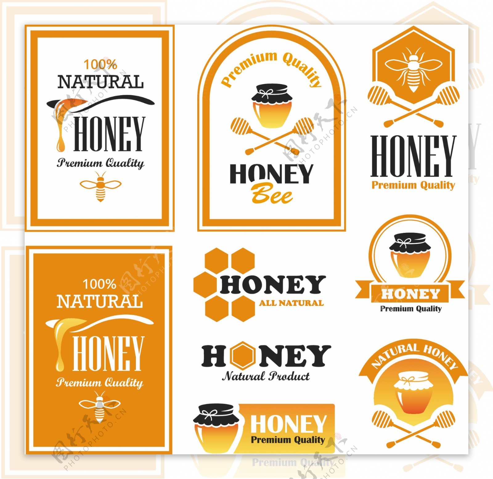 蜂蜜图标图片