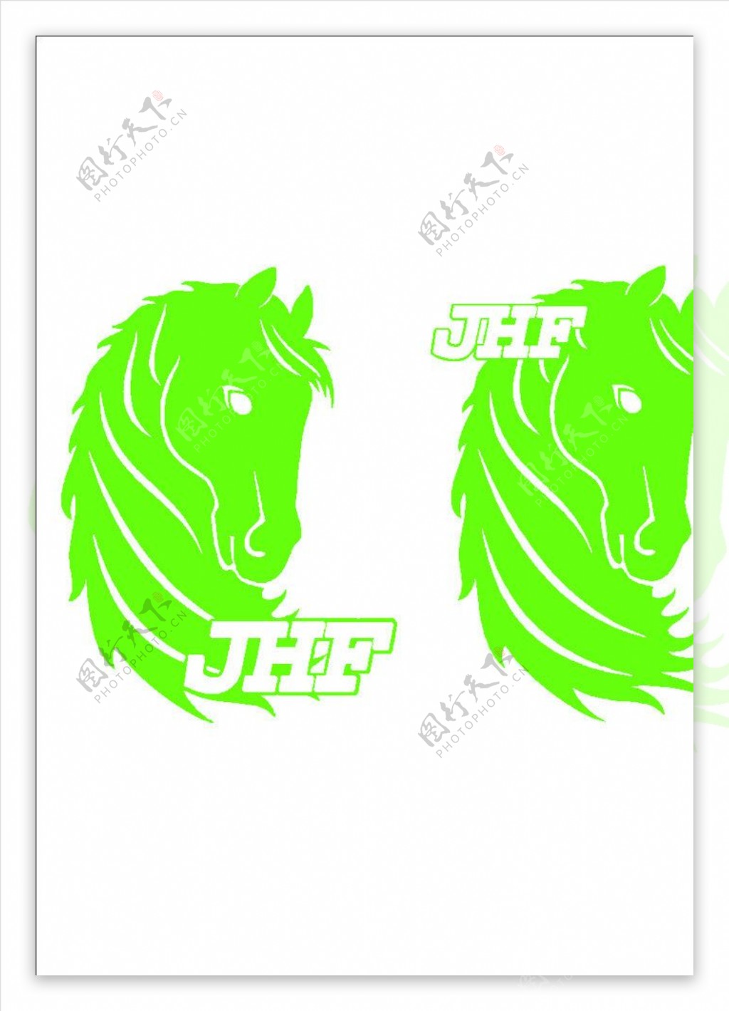 JHF马头标志图片