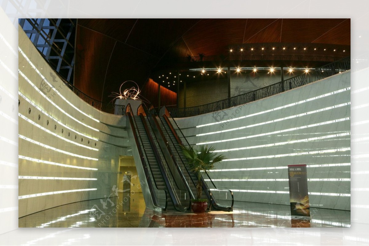 中国国家大剧院内景2008纪实图片