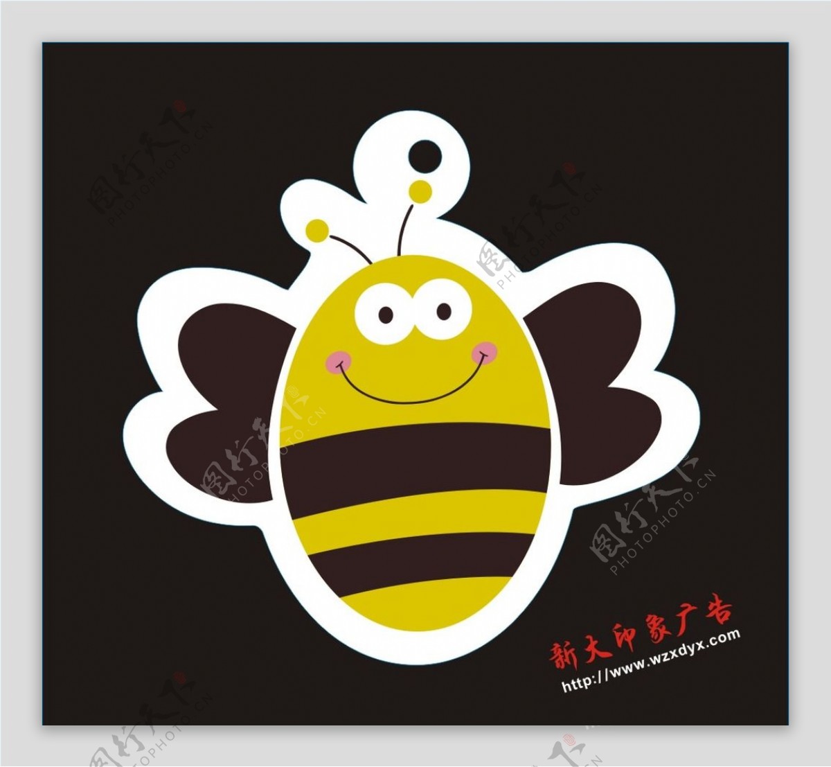 小蜜蜂吊牌图片