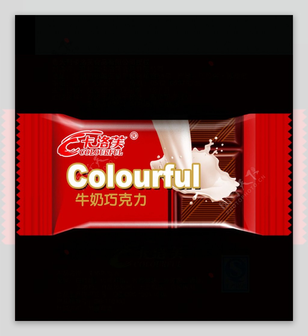 牛奶巧克力大红色图片