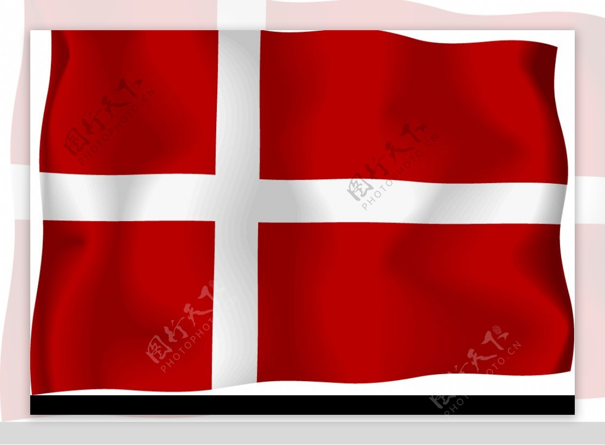 矢量丹麦国旗图片
