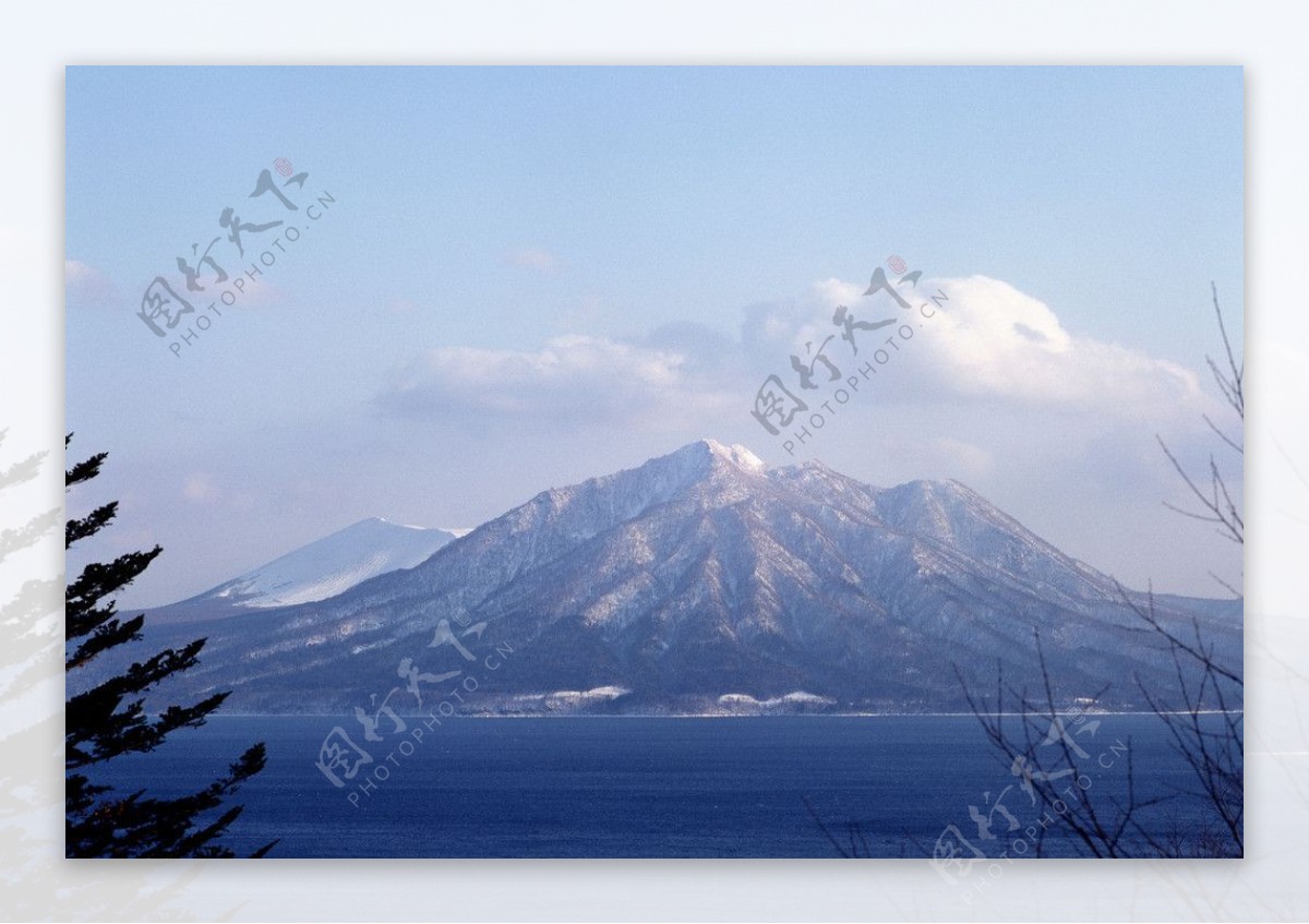 北海道冬景图片