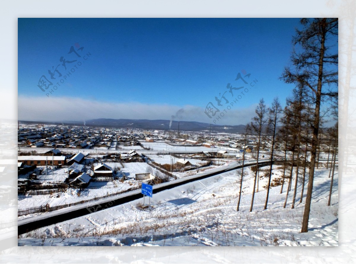 雪地景观图片
