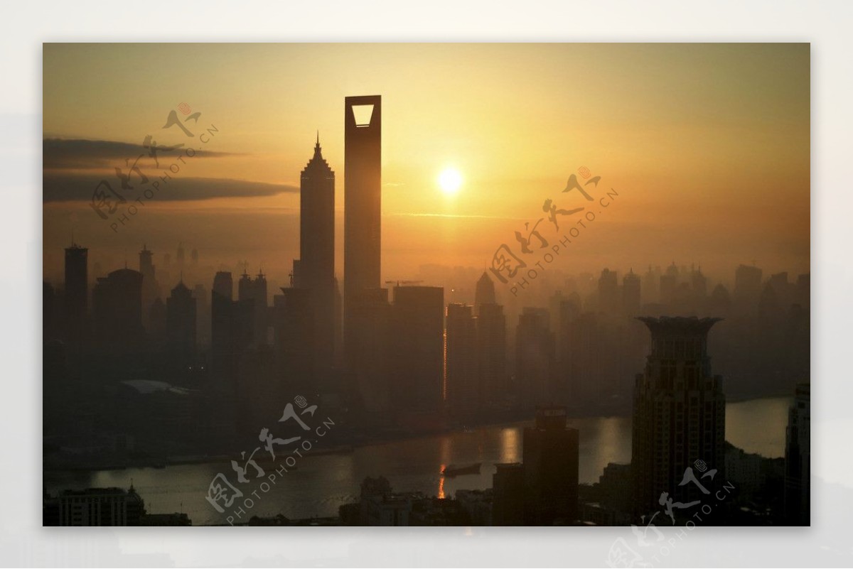 晨光下的上海图片