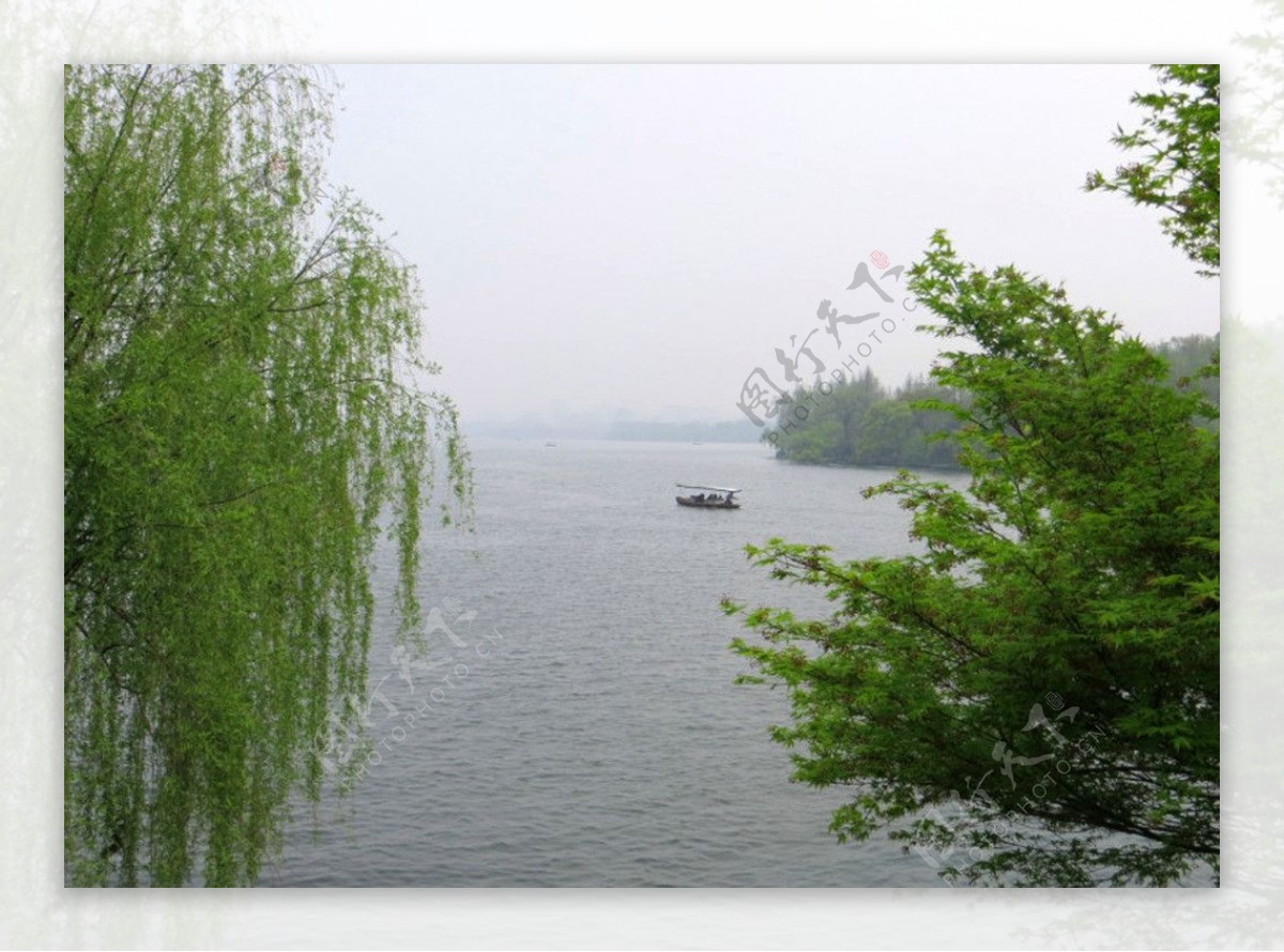 湖面风景图片