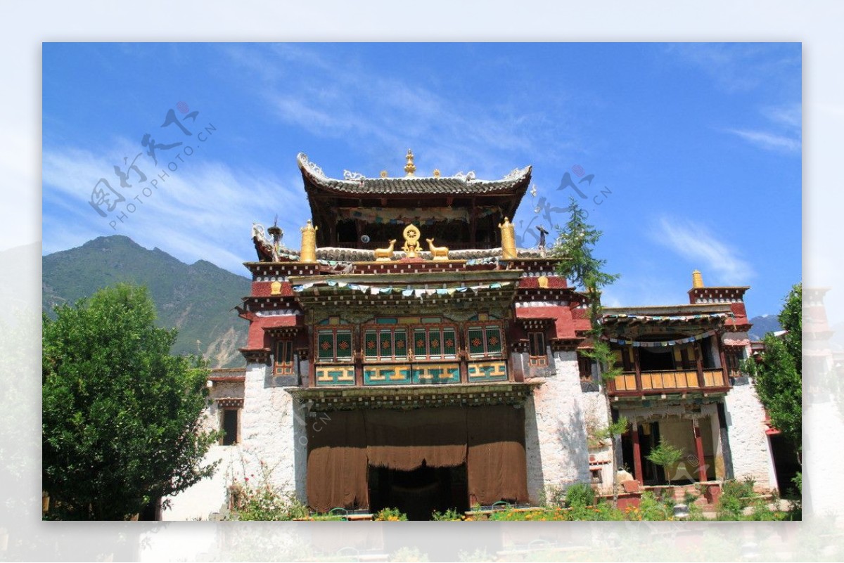 丹巴藏族寺庙图片