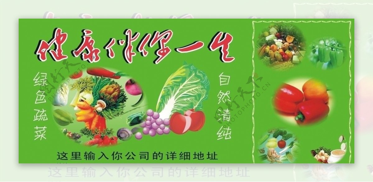 蔬菜包装图片