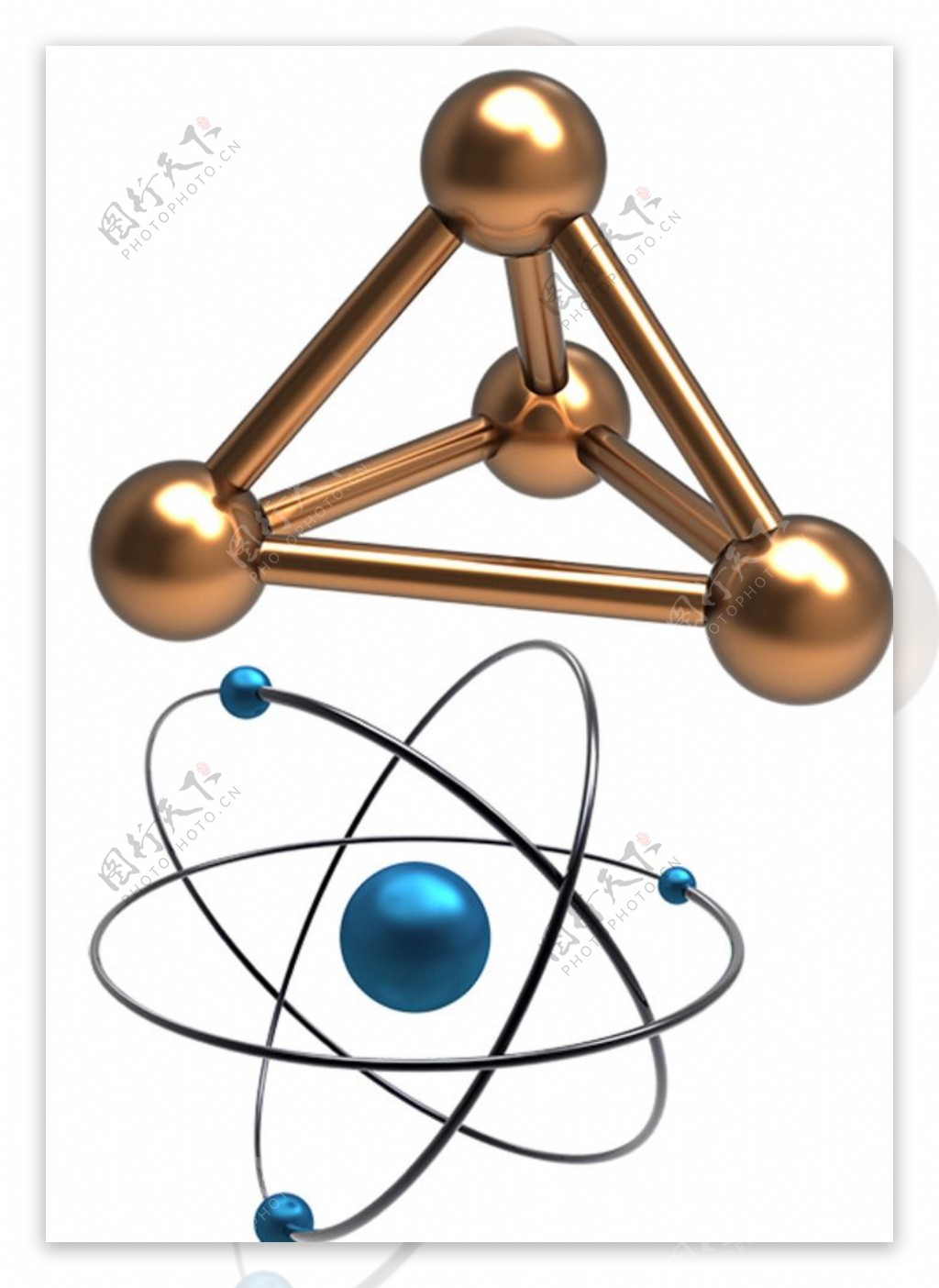 3D分子原子结构图片