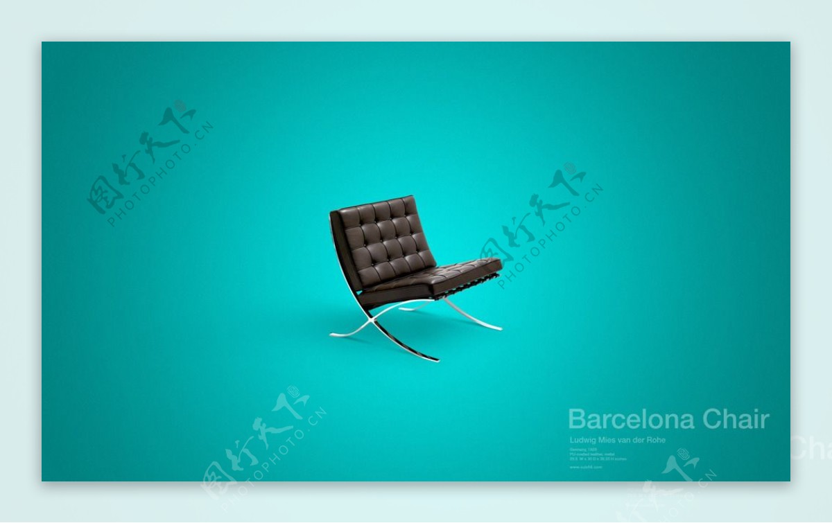 巴塞罗那椅图片