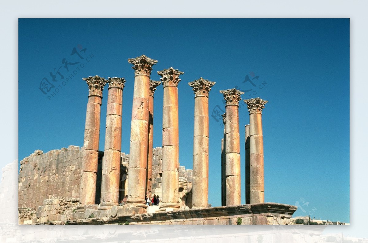 古罗马石柱图片