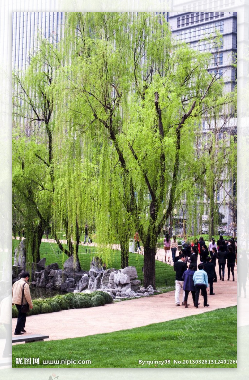 上海中心绿地图片