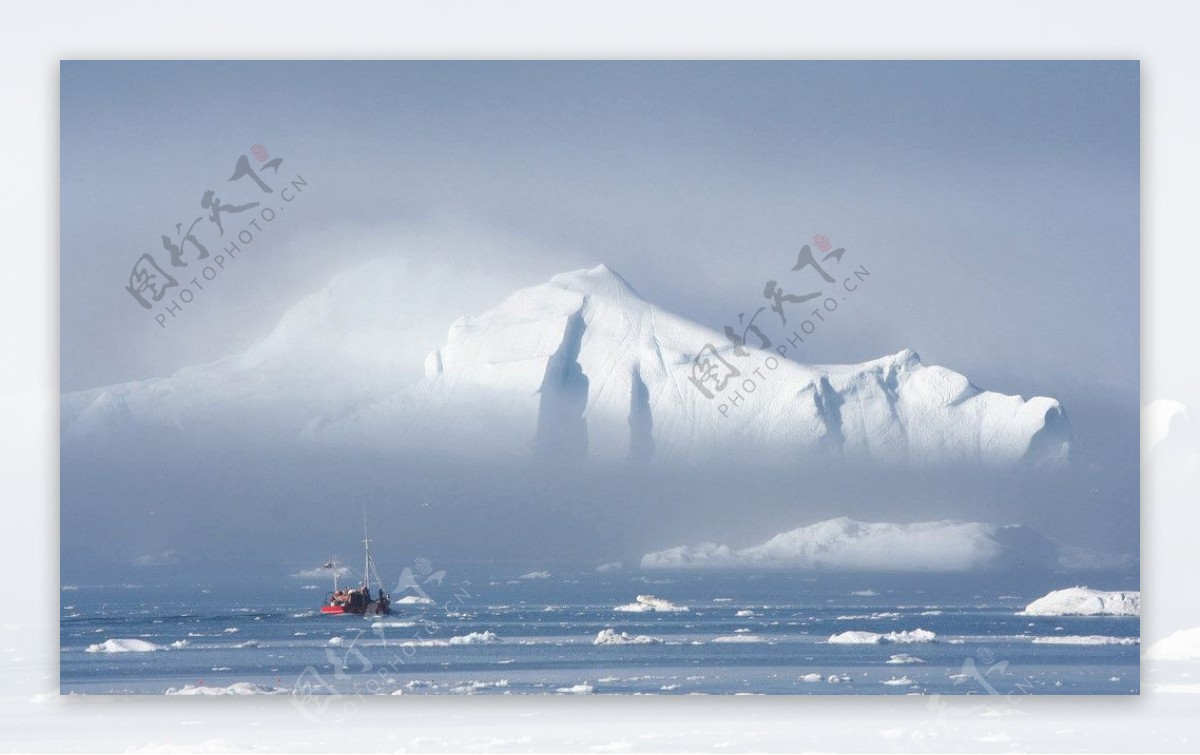 格陵兰冰山图片