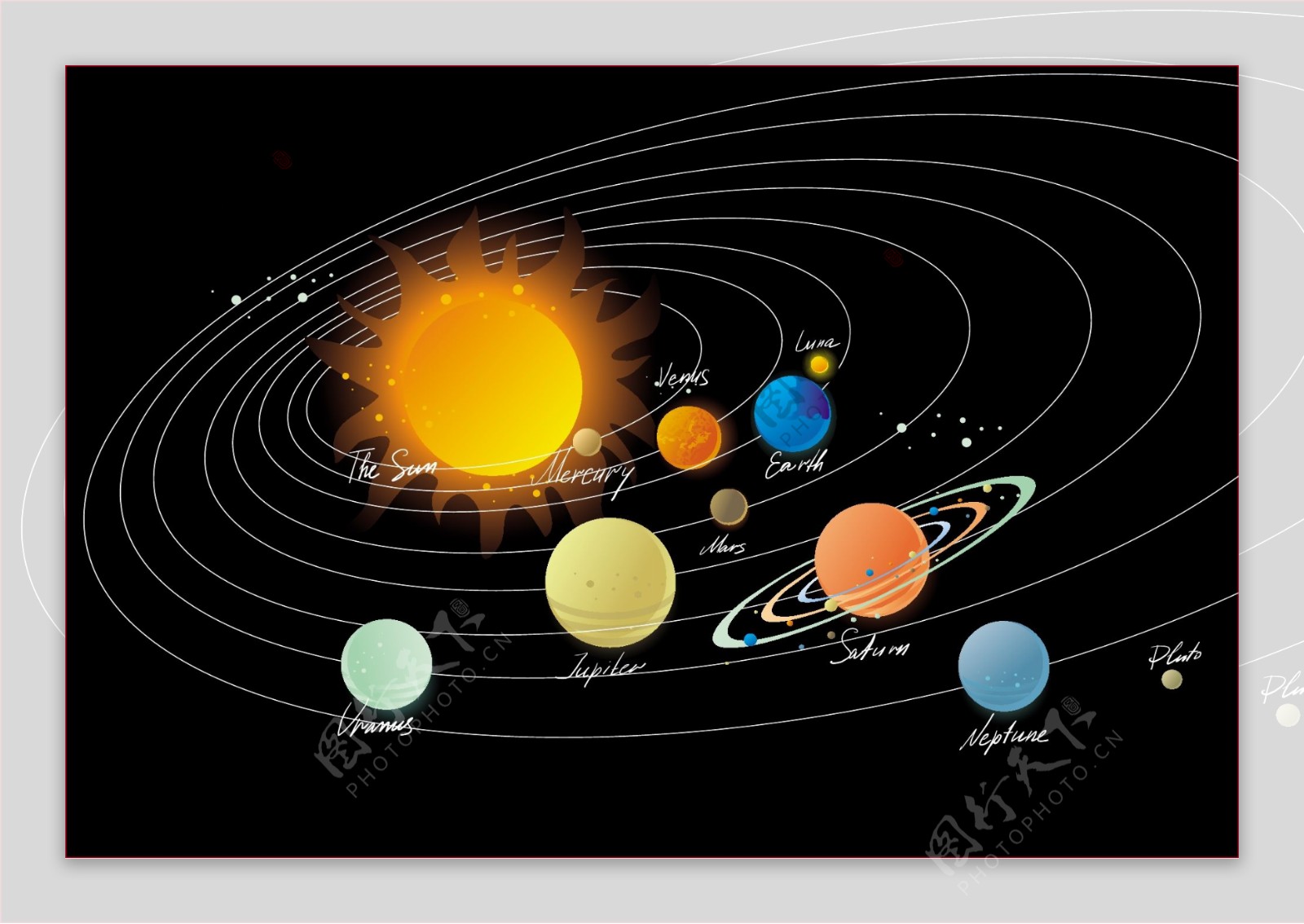 太阳系星球图片素材-编号11923050-图行天下