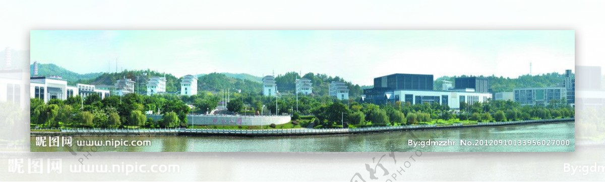 梅州一江两岸图片