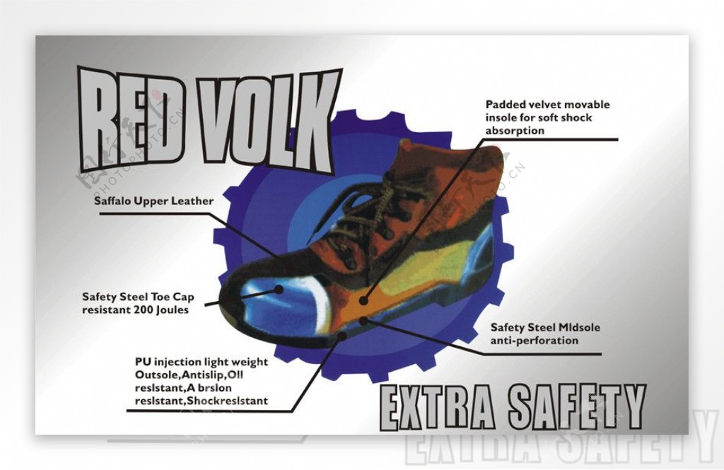 REDVOLK安全鞋图片