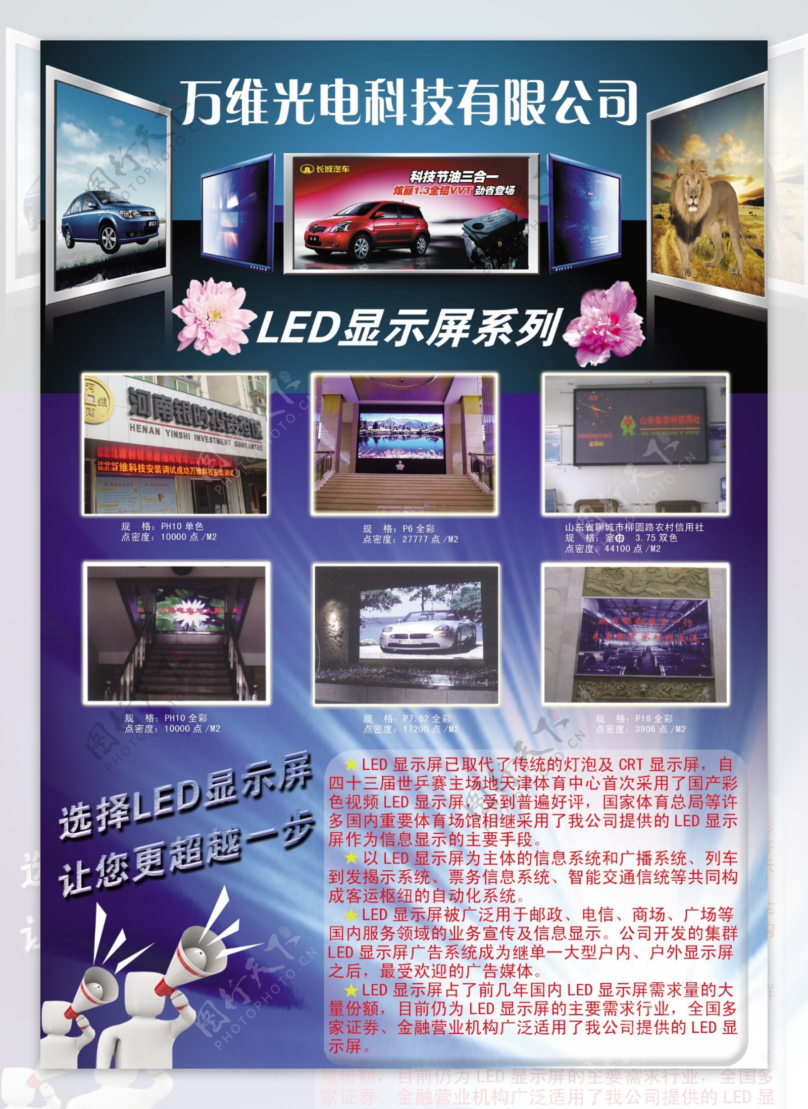 LED彩屏电子屏展示图片