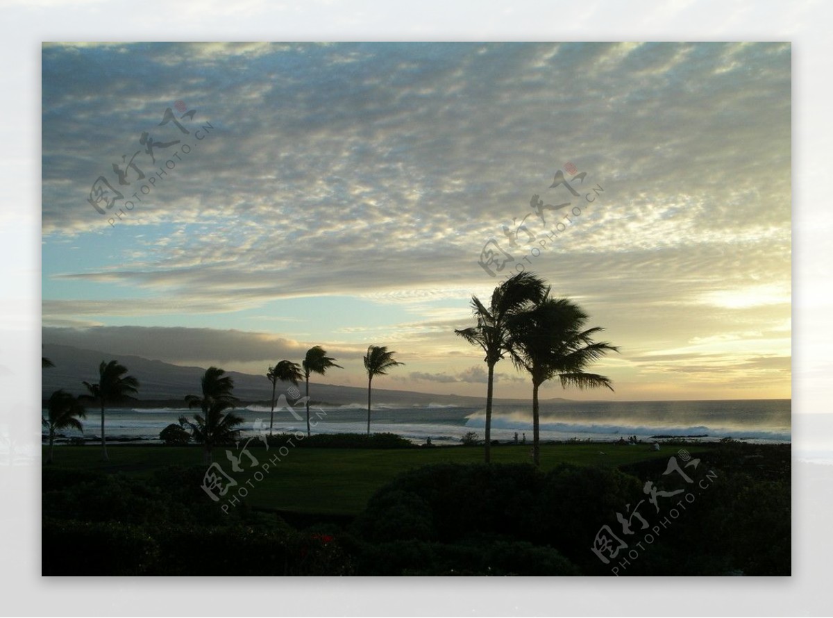 夏威夷海岸美景图片